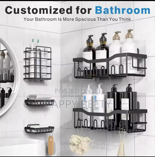 *5pcs Set Shower Caddy Shelf/Bathroom Organizer* - thumbnail 3