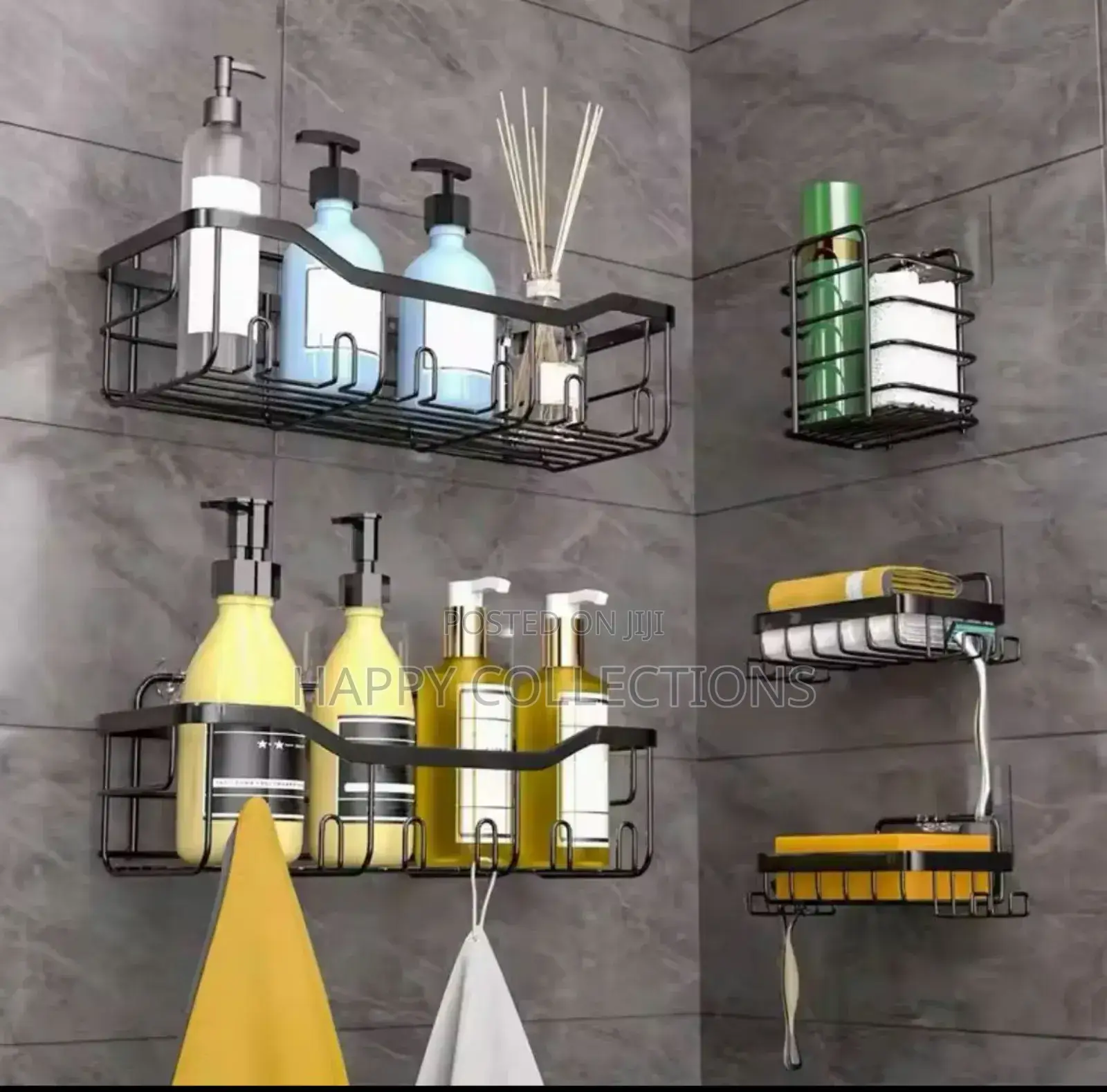 *5pcs Set Shower Caddy Shelf/Bathroom Organizer*