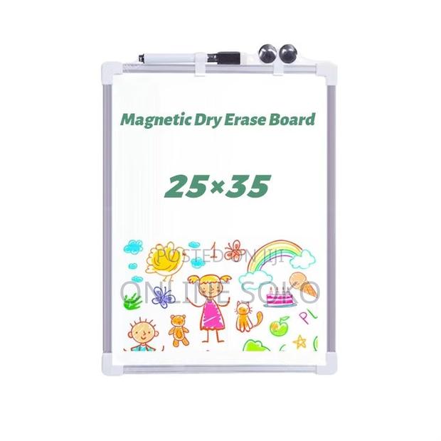 Light Double Sided Magnetic Whiteboard Set With Marker Pen - thumbnail 6