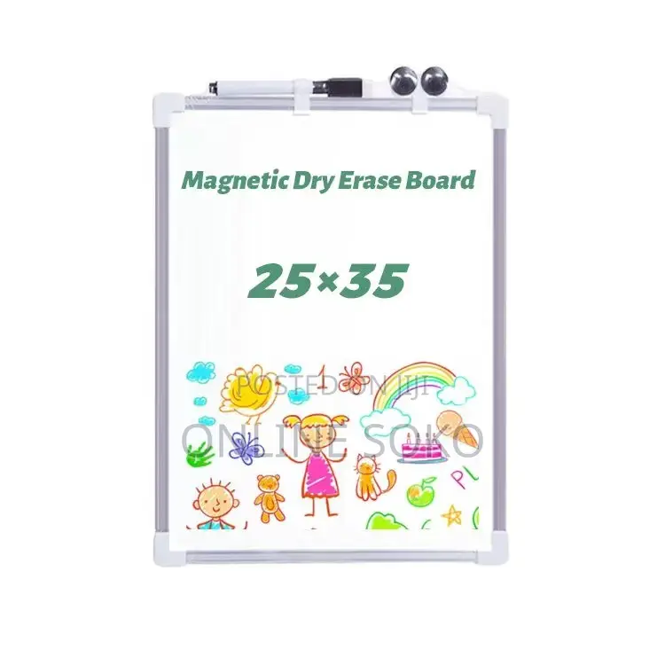 Light Double Sided Magnetic Whiteboard Set With Marker Pen