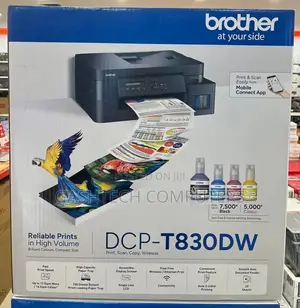 Brother Dcp‐T830dw Ink‐Tank All‐In‐One Color Printer