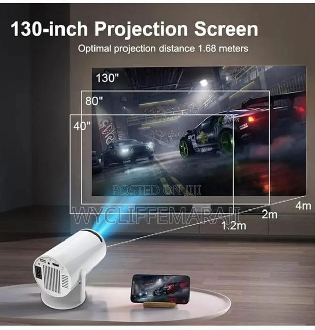Hy300 Projector LCD Led Smart Android - thumbnail 3