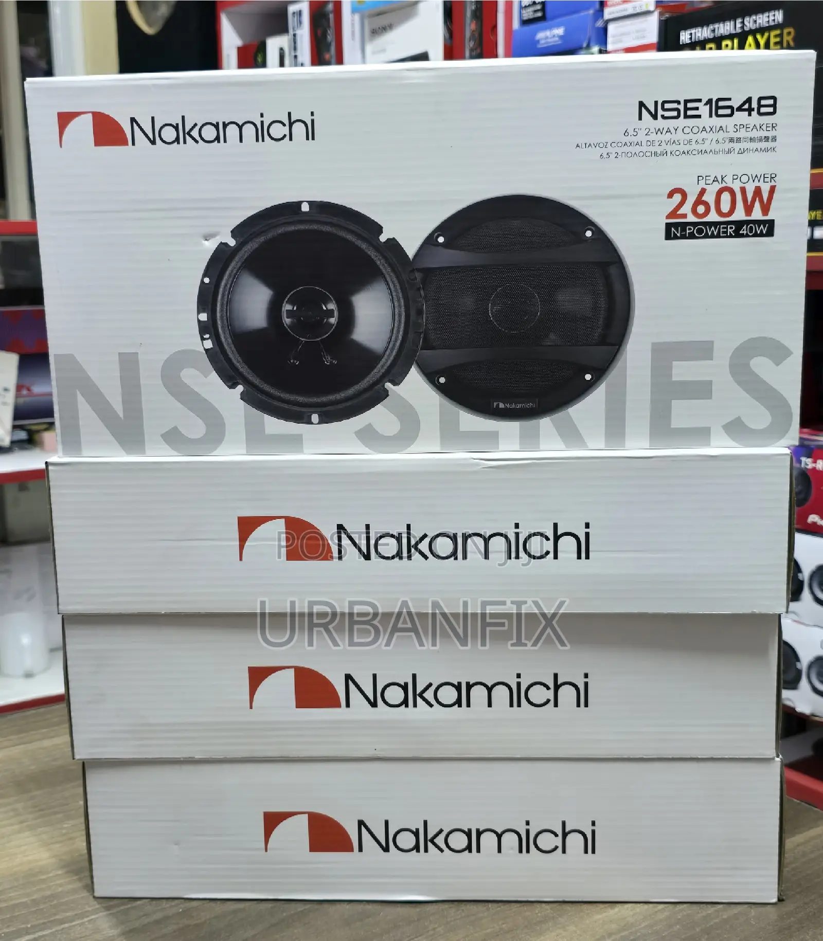 Nakamichi 6.5 Inches 260watts Car Door Speakers - A Pair