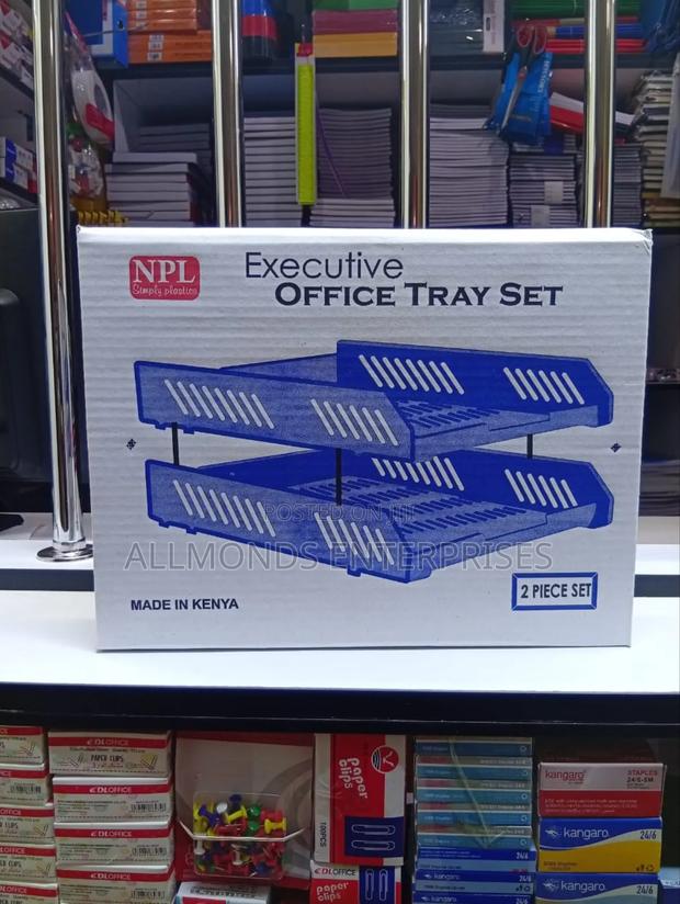 2 Tier Document Tray- Plastic - main view