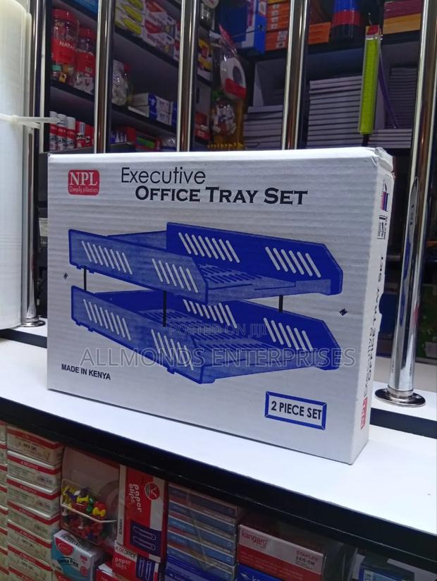 2 Tier Document Tray- Plastic - thumbnail 3