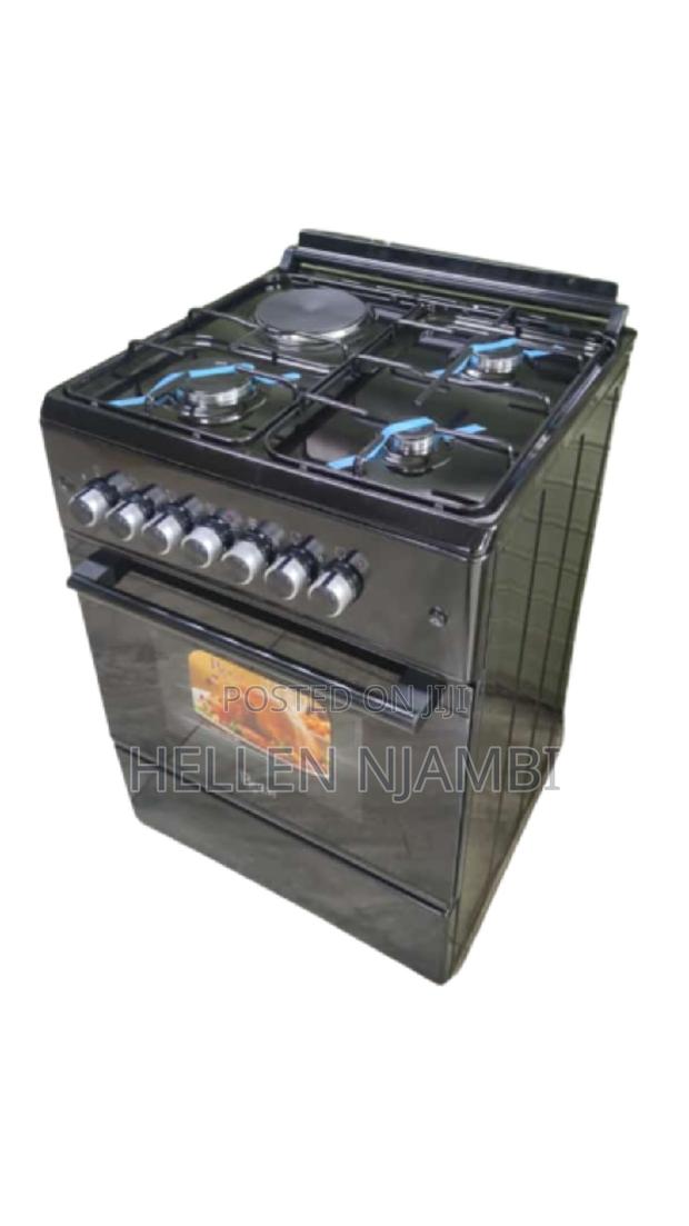 Roch 50×55cm 3 Gas Burners+ 1hotplate Standing Cooker