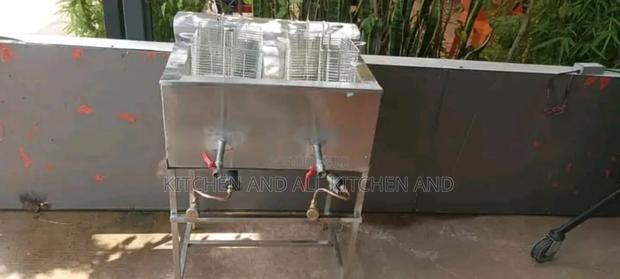 Gas Operated High Profile Double Fryer