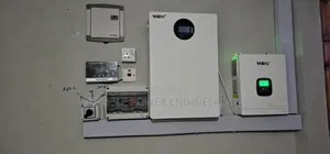 6.3kw Hybrid Inverter 5kwh Lithium Battery 2.2kw Solar Panel