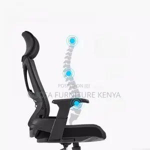 Office Chair: Midnight Black (Hb) Upholstered Office Chair