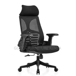 Office Chair: Midnight Black (Hb) Upholstered Office Chair