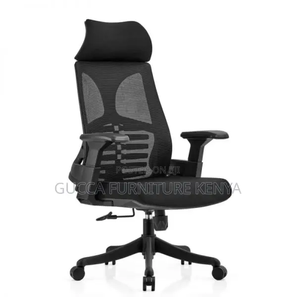 Office Chair: Midnight Black (Hb) Upholstered Office Chair