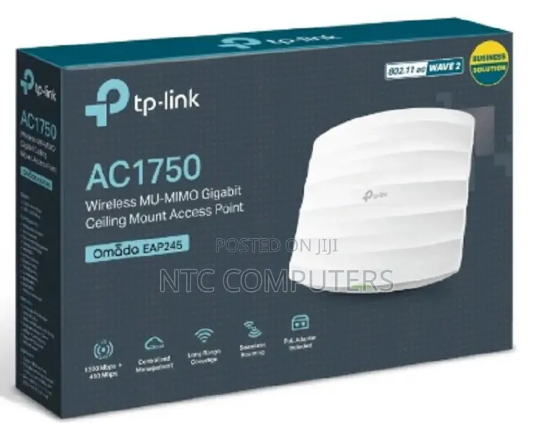 Eap245 | Ac1750 Wireless Dual Band Gigabit Ceiling .