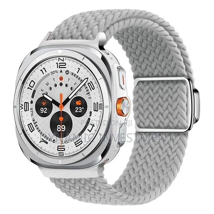 Samsung Galaxy Watch Ultra 47mm Band Strap Silver Buckle