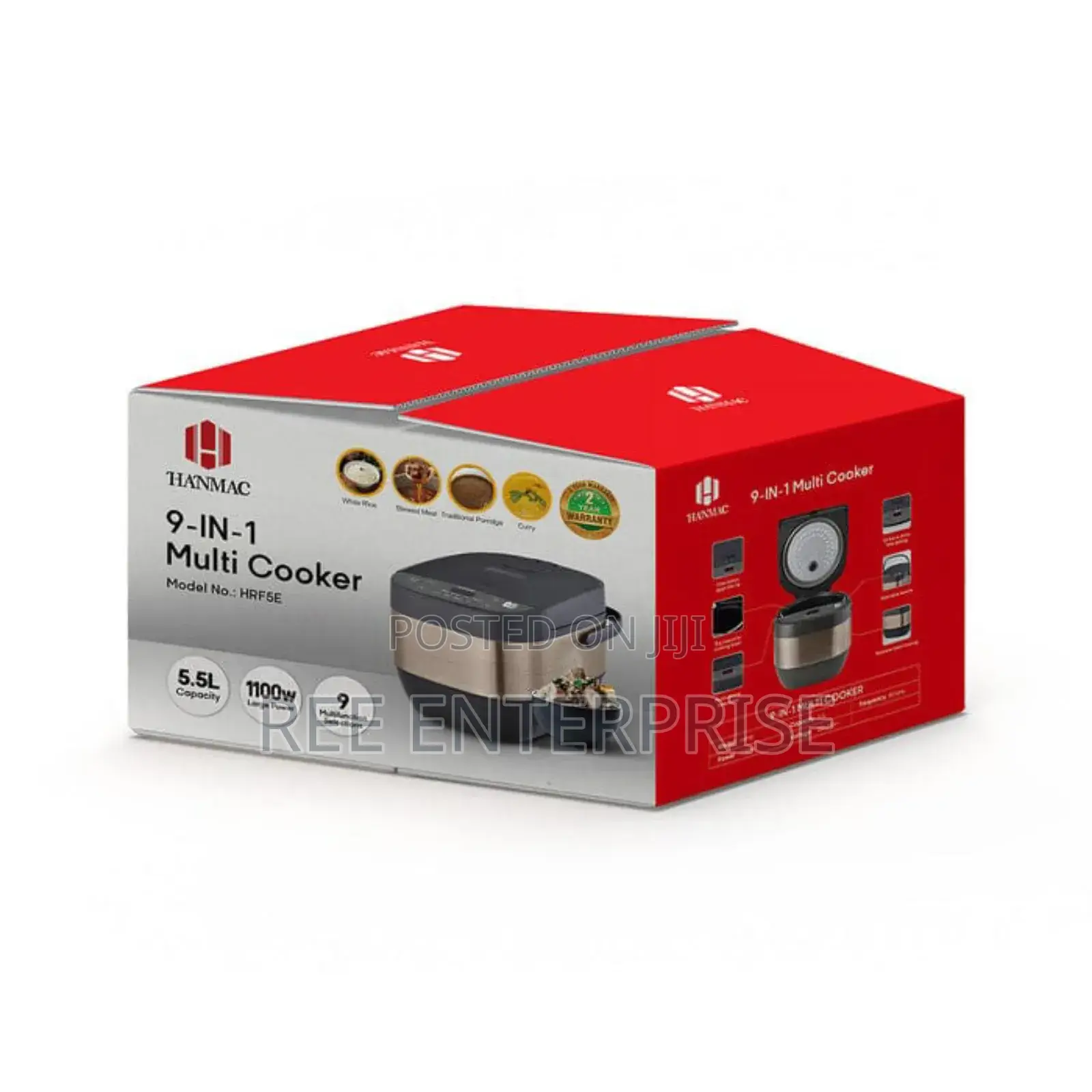 Brand New 9 in 1 Hanmac Multi Cooker 5.5l
