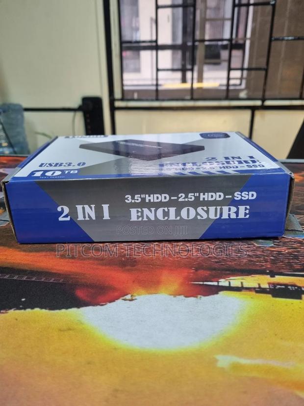 Usb 3.0 2 in 1 Enclosure 3.5"Hdd-2.5"Hdd-SSD - thumbnail 3