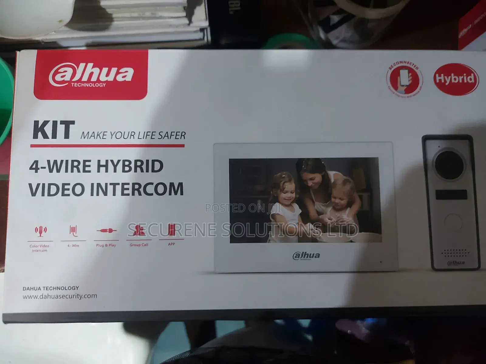Dahua 4-Wire Hybrid Video Intercom Kit