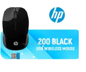 Hp 200 Wireless Mouse Black - X6w31aa