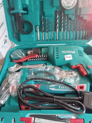 Total 115 Pcs Electric 650w Hammer Drill Professional Tool