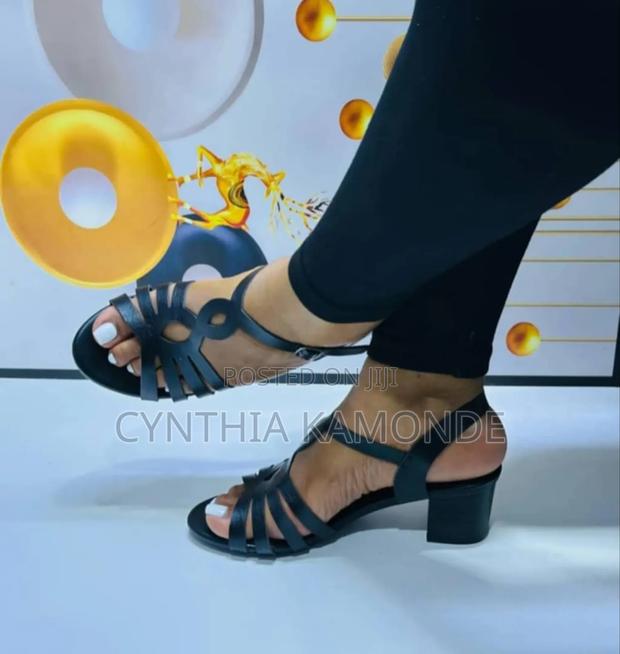 Low Heeled Open Shoes - main view