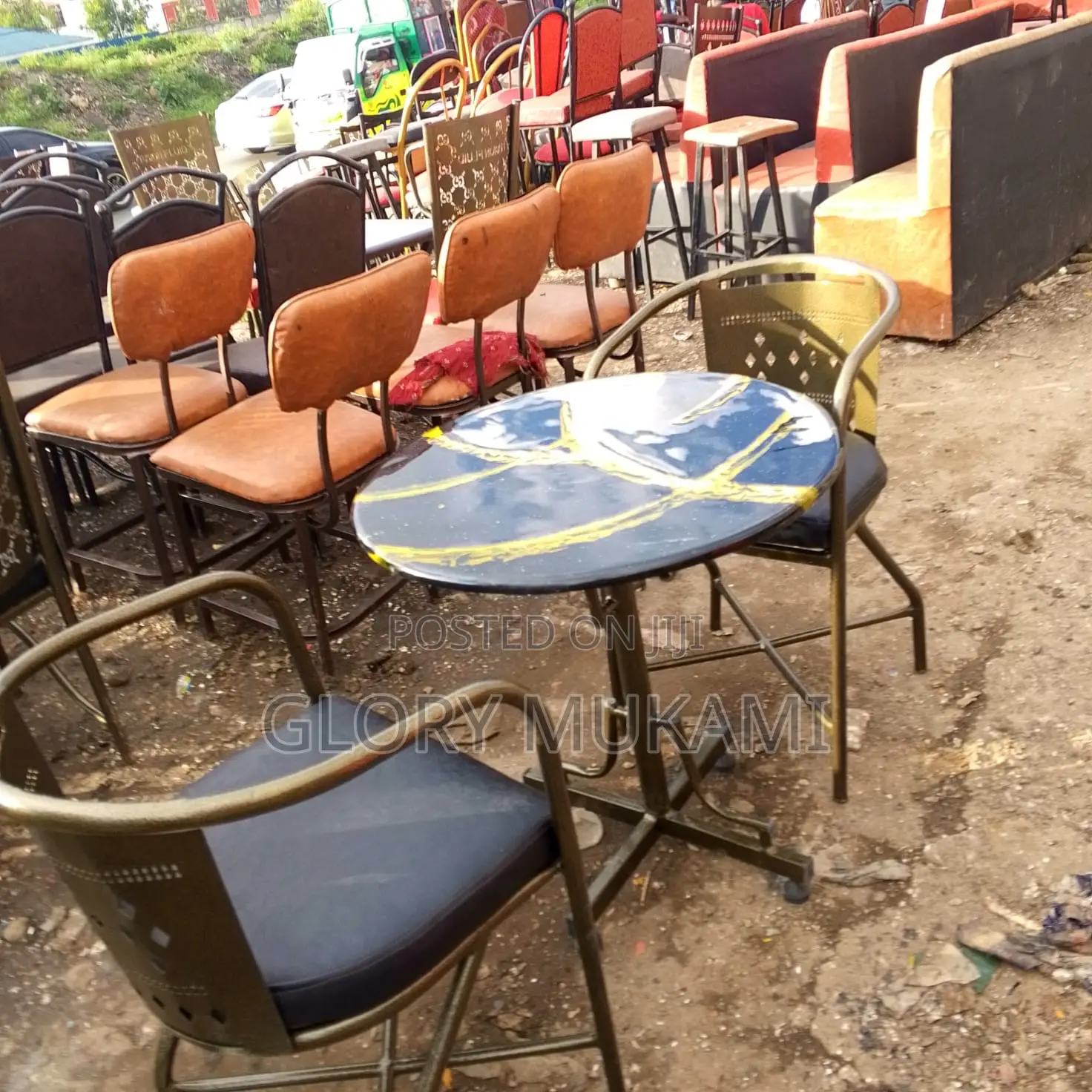 Restaurant And Bar  Chairs Coated
