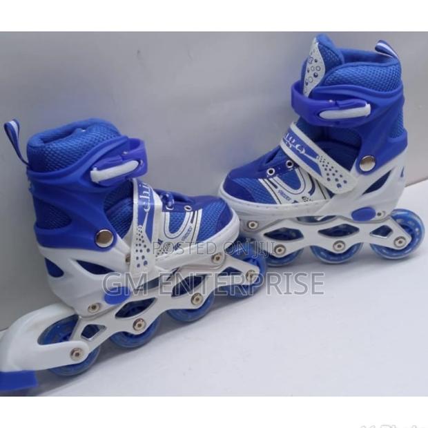 Adjustable Skating Shoes - Blue - main view