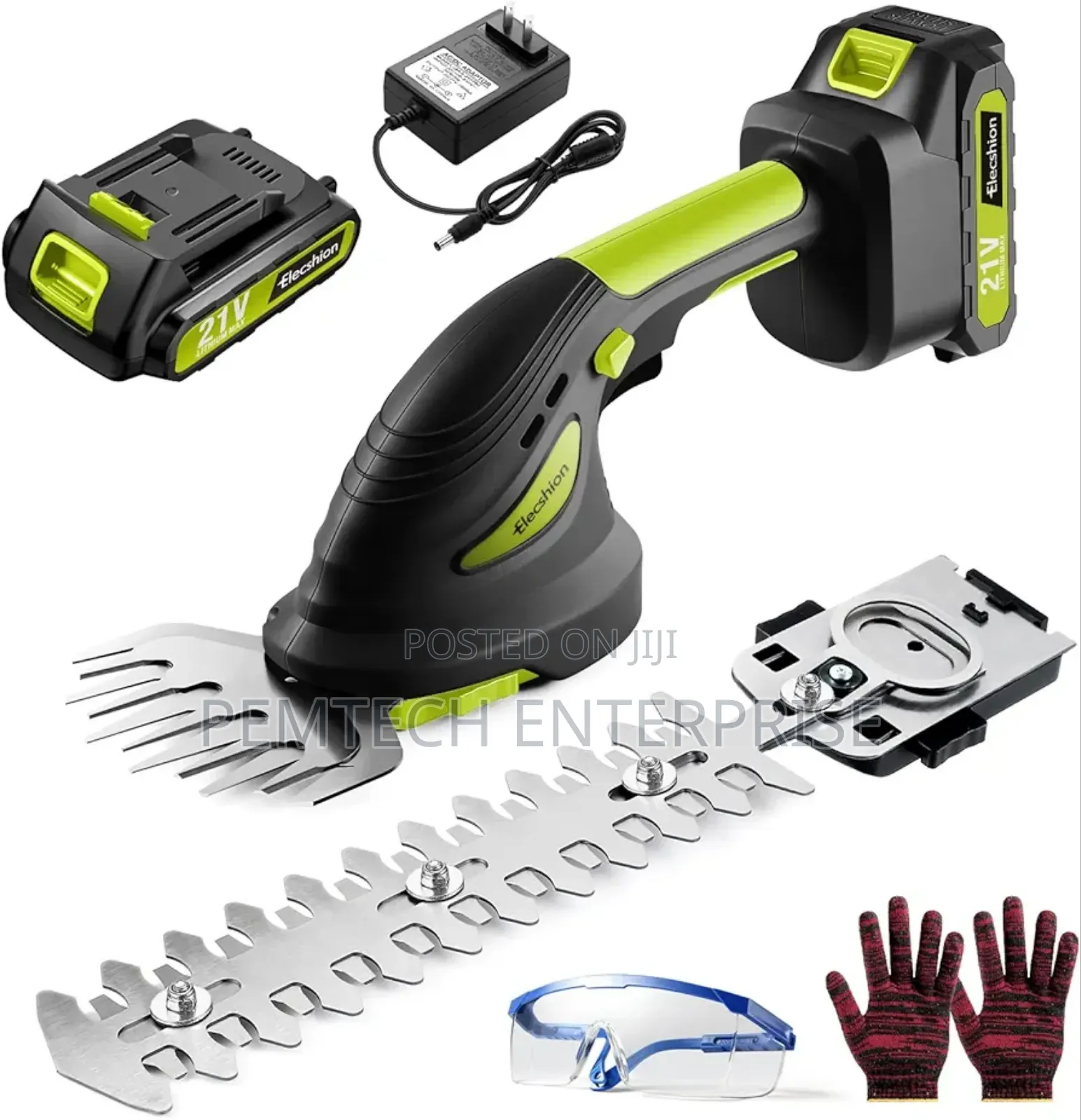 2 in 1 Cordless Hedge Trimmer With Battery (2pack)