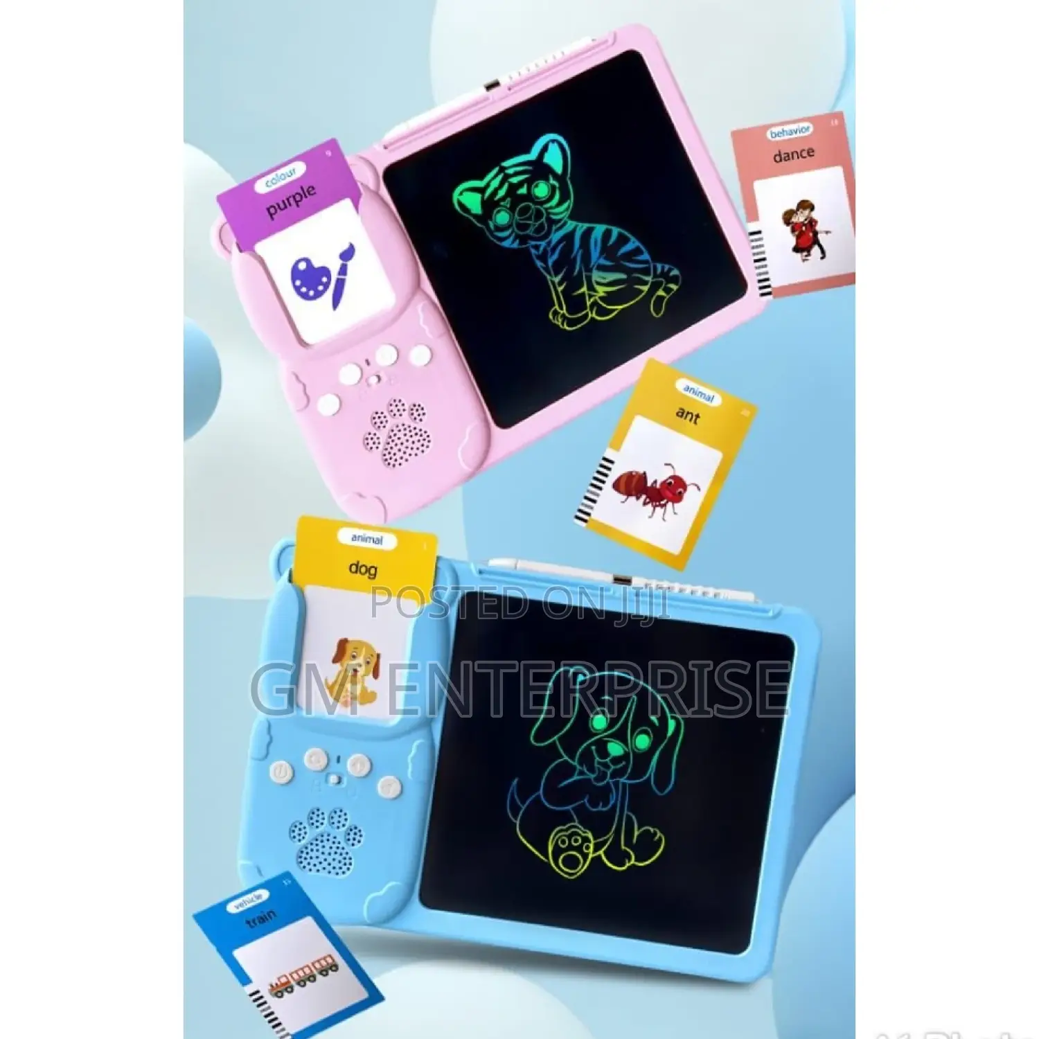 Rechargeable 2 in 1 Card Reader Plus Writing Pad;