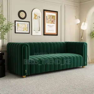 Modern 3 Seater Velvet Couch