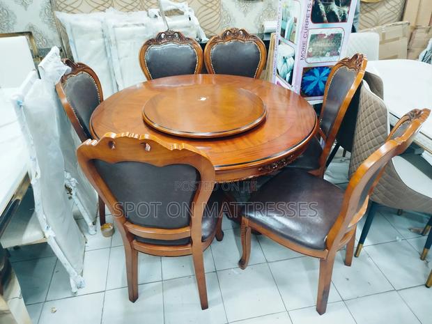Top-Tier Dining Table Set With 6 Chairs + Free Delivery. - main view