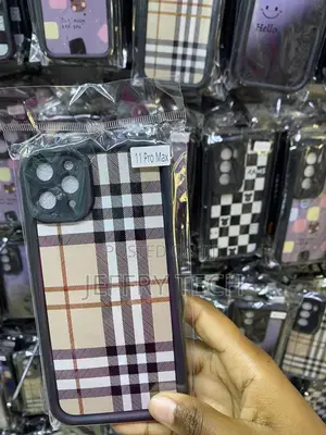 Cjoelzky Tartan Fabric Pattern Case for iPhone 11 Pro Max