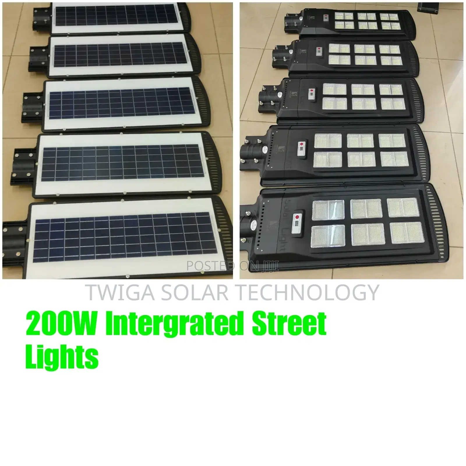 High Quality 200w Integrated Solar Street Lights