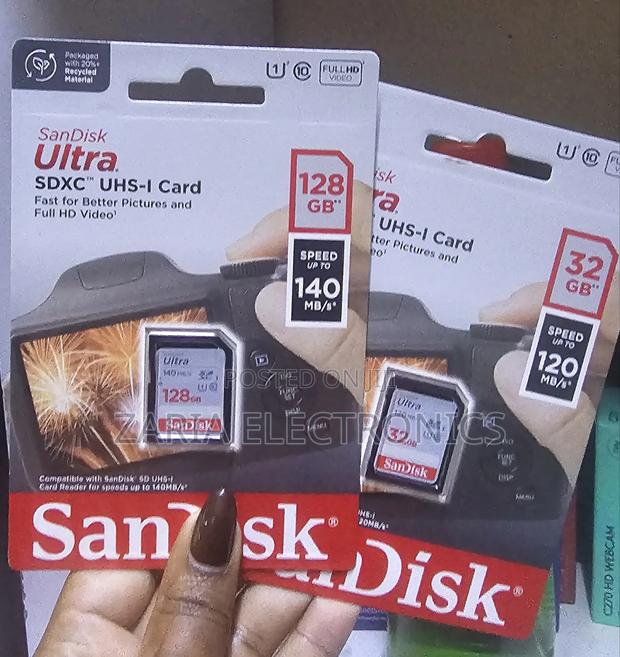 Sandisk 128gb Sd Card Ultra ,Original!! - thumbnail 2