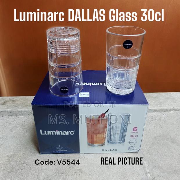  Available 6 PCS V5544 Luminarc Dallas Glass 30cl