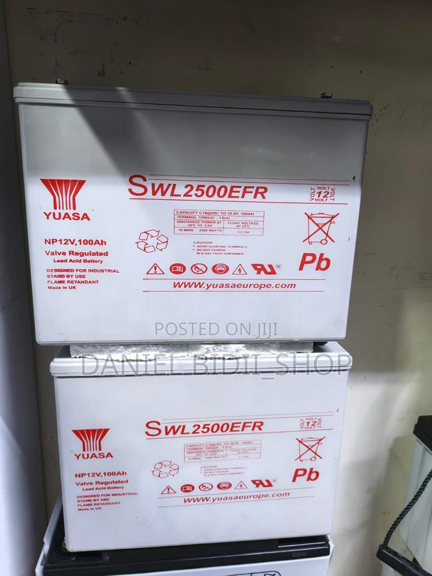 Yuasa 12v 100ah Solar Backup Battery - thumbnail 2