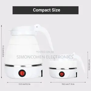Foldable Electric Kettle With Silicone Body