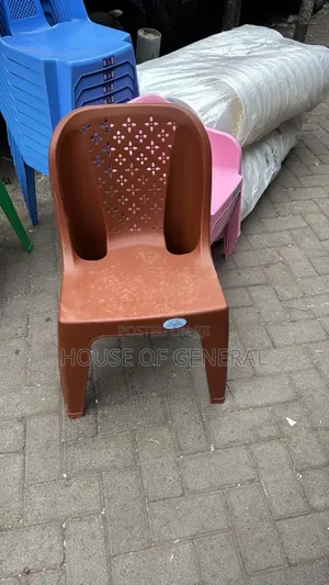 Chocolate Armless Plastic Chairs. Good Quality Chairs