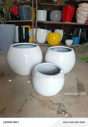 Fibre Flower Pots ( Round Pots)