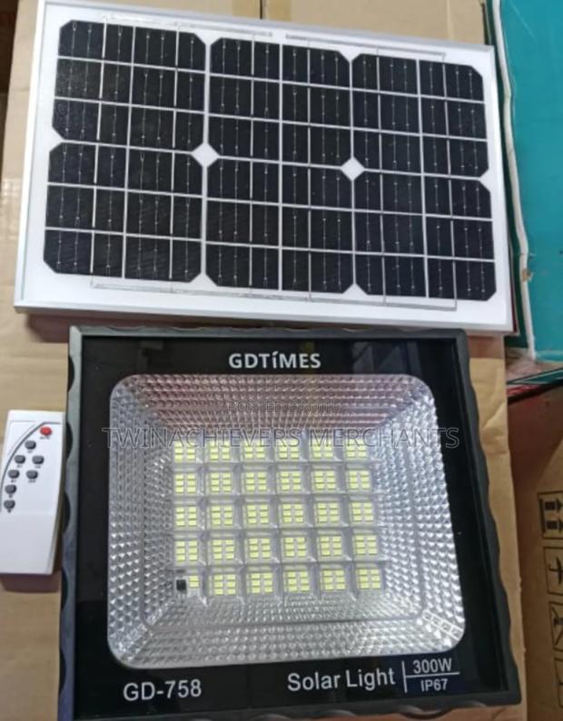 Quality 300w Garden Solar Floodlight - main view