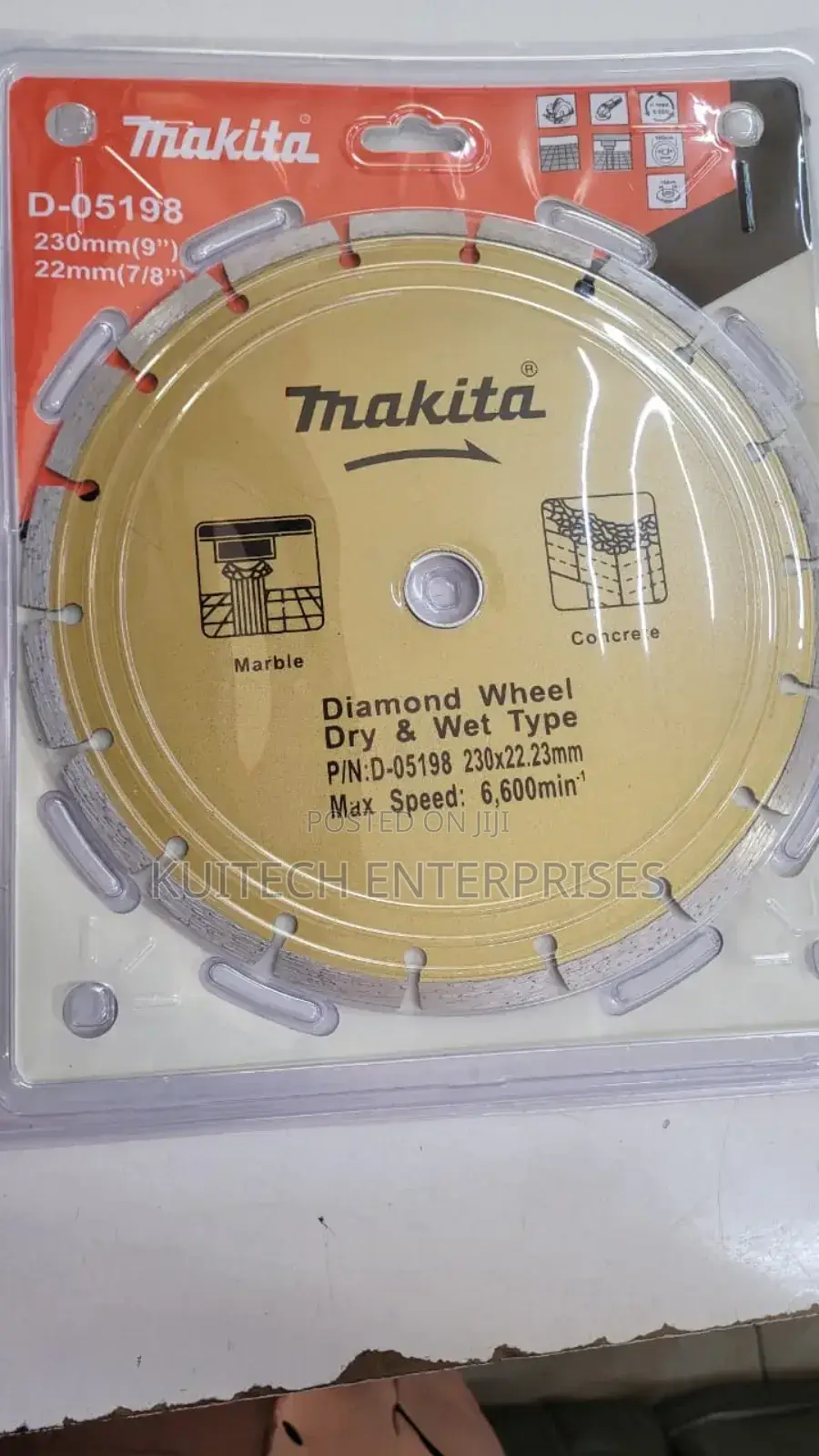 Makita Diamond Wheel Disc/Diamond Disc 7"
