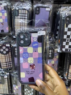 iPhone 12 Cute Girly Multicolor Plaid Tartan Pattern Case - thumbnail 2