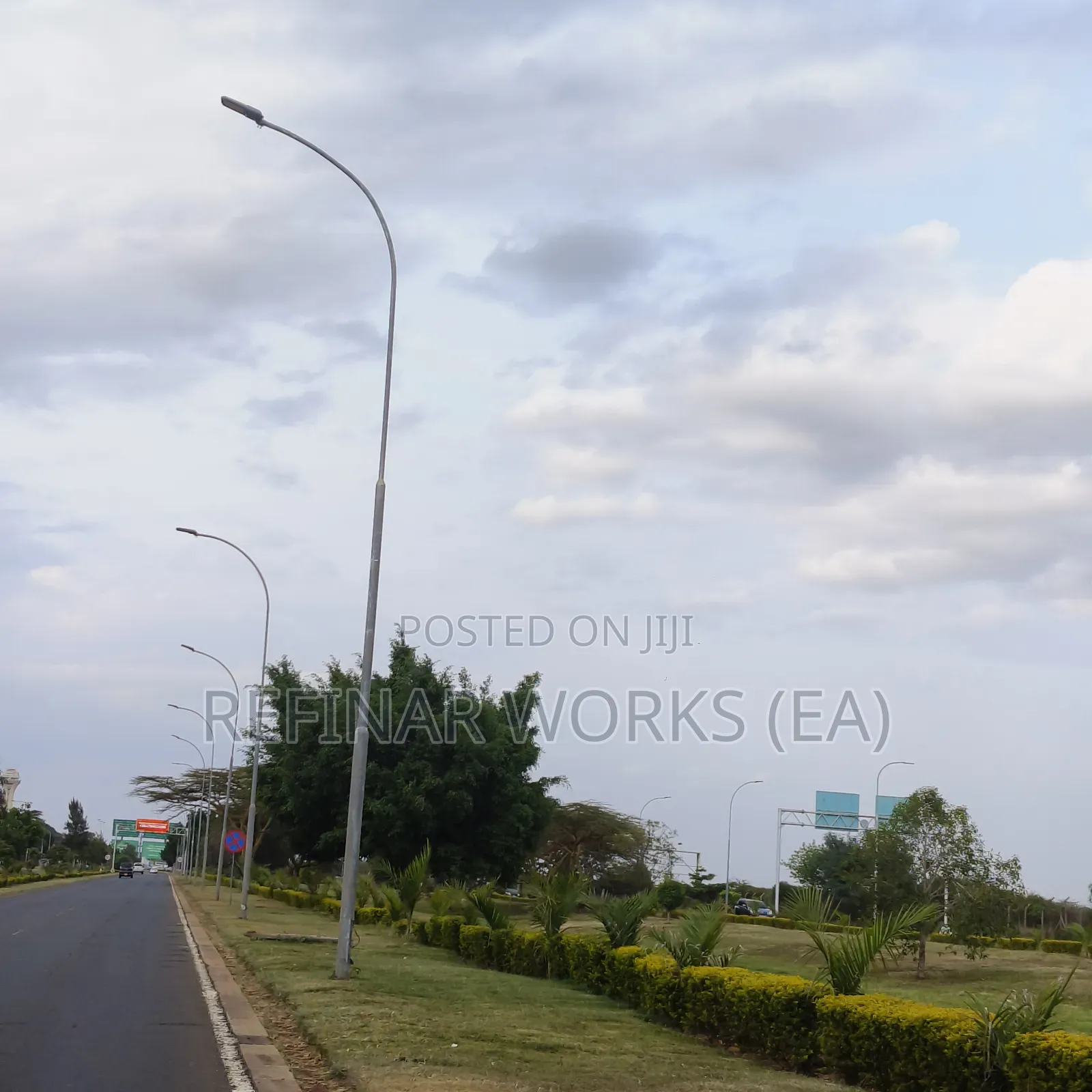 Hot Dip Galvanized Street Light Poles - For Coastal Areas