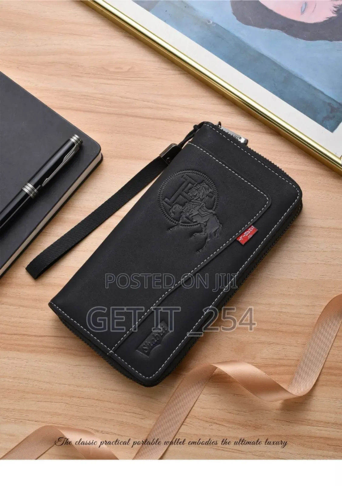 P*Men's Long Leather Wallet*