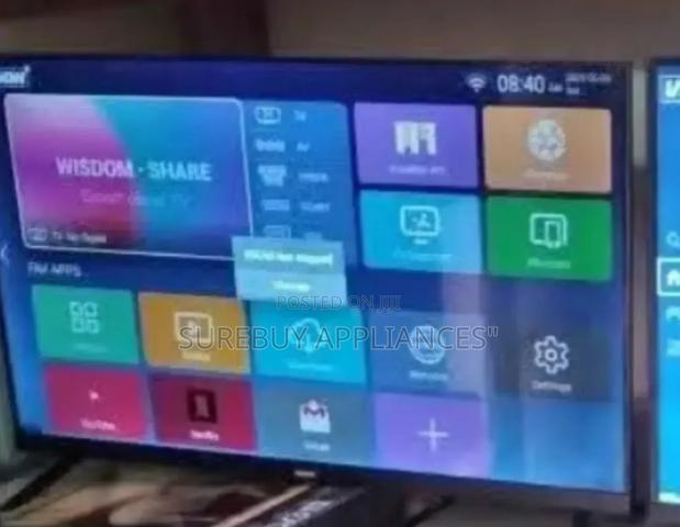 Vision Plus 32" Digital Hd Frameless Tv, Dvbt2/S2 - Black - thumbnail 2