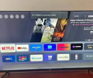 Television 50" Vidaa Frameless Smart Tv; Brand New