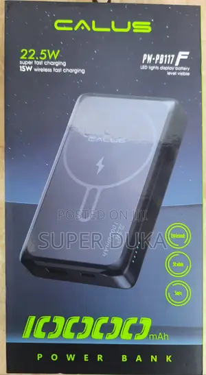 Calus Superfast Charging Power Bank.10000mah 22.5w Pw-Pb117f