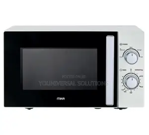 White 20 Litres Mika Manual Microwave