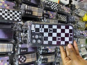 Chekered iPhone 13 Pro Max White Black Tartan Plaid Case - thumbnail 2