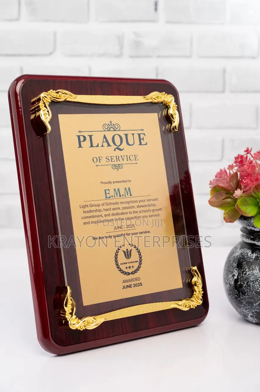 Executive Wooden Award