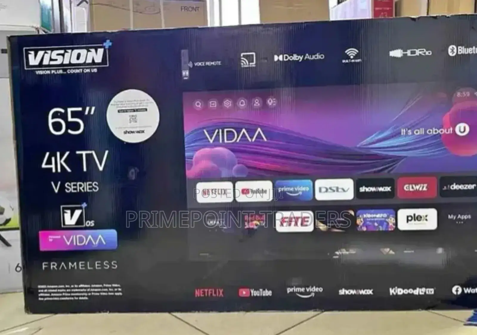 Television Vision Plus 65" Vidaa Ultra Hd