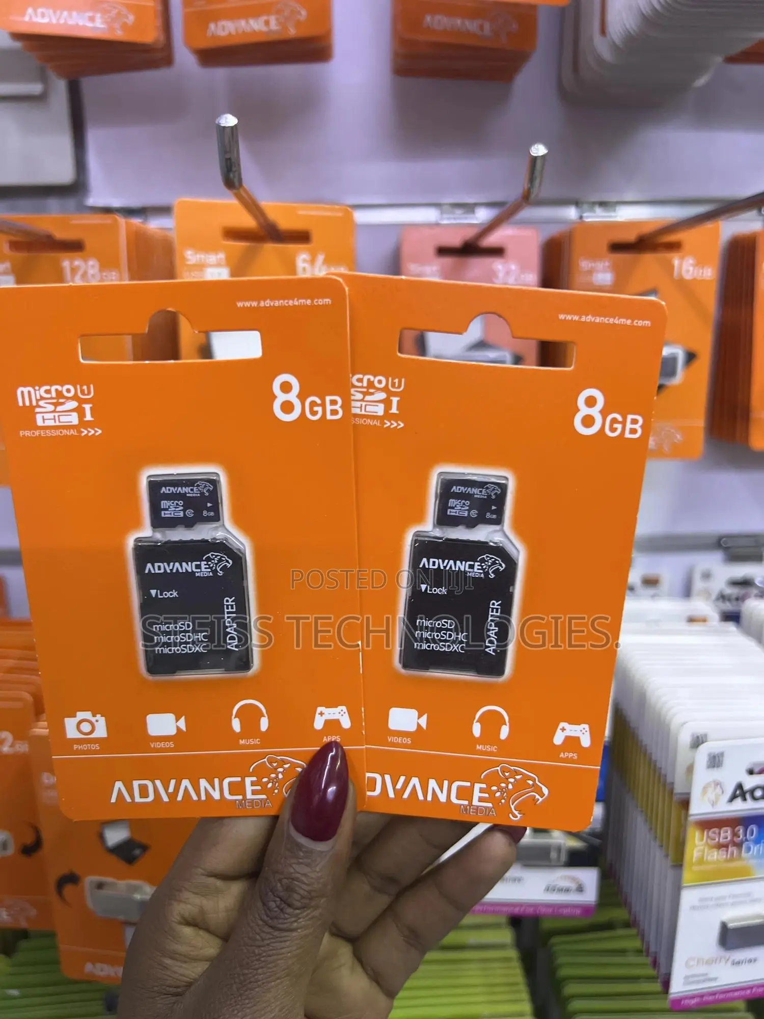 8gb Advance Memory Cards